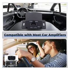 6 Pin Universal Bass Control Knob For Car Amplifier Black Excellent