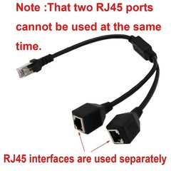 RJ45 Splitter Adapter 1 to 2/3 Ways CAT 7 6 5 LAN Ethernet Cable Connector