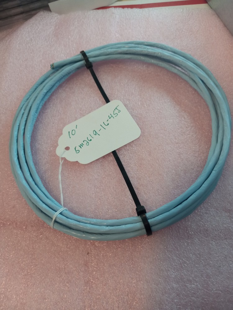10 FEET 5M2619-16-4SJ 4 CONDUCTOR PTFE SILVER PLATED SHIELDED 16 GUAGE WIRE