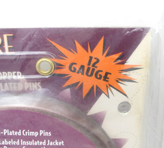 NEW Recoton 12 Gauge 40ft Oxygen Free Copper Speaker Wire w Gold Plated Pins NOS