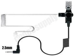 NEW Acoustic Tube Listen Only 2.5 mm Ear Piece for Speaker Shoulder Microphone