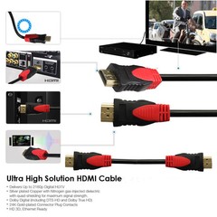 50FT 30FT 25F 15FT High Speed HDMI 1.4 Cable w/Ferrite Cores 1080P 3D HDTV Xbox