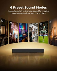 240W Wireless Soundbar with Subwoofer, VoiceMX & BassMX, Ultimate Ap Sound