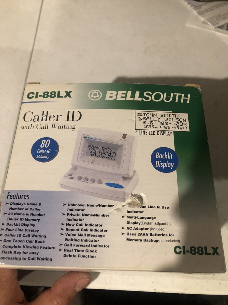 Bellsouth Caller ID Call Waiting CI-88LX