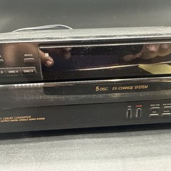 SONY CDP-C445 CD Player 5-Disc Carousel Changer No Remote, Tested & Working
