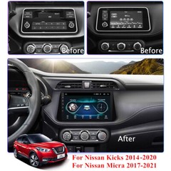 10.1”Android 10.1 Car Stereo Radio GPS For Nissan Kicks 2014-2020 Micra 2017-21
