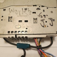 Old School Alpine CDE-9852 CD Player In Dash Receiver Harness Not Available