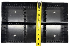 30 Cassette Rack Wall Mountable Storage Holder Shelf BLACK—SHIPS IN 24 HOURS—