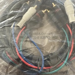 COMPONENT 6ft Cable Video AUDIO RCA 1080p HDTV Dvd VHS Tv