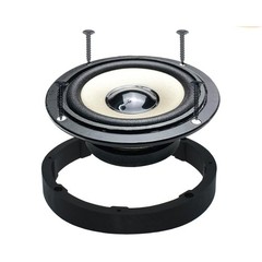 2 Pairs 6.5″ Plastic 1/2″ Speaker Spacer Rings Subwoofer Custom Mounting Adapter