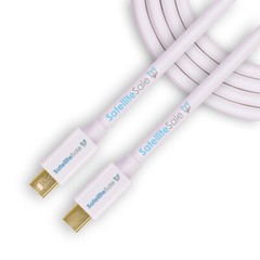 SatelliteSale Mini DisplayPort Cable Male to Male (4K/30Hz) White Cord