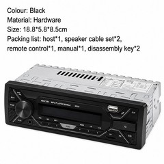 Car Audio Radio Receiver Bluetooth in-Dash FM SD USB MP3 Player