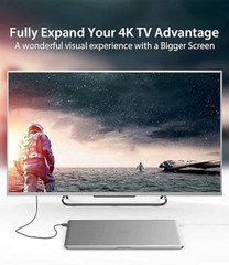 4K HD USB to HDMI Adapter Cable, USB 3.0 to HDMI Male HD Monitor Display Audio V