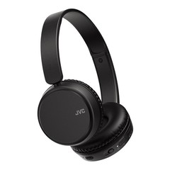 JVC Deep Bass Wireless On-Ear Headphones Bluetooth Foldable HA-S36W Black
