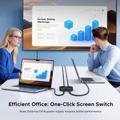 HDMI 2.1 Switch 2 in 1 Out 8K@60Hz Ultra HD Supports 4K@240Hz 4K@120Hz VRR HDR10
