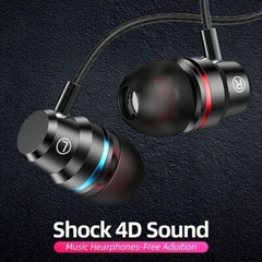 HIFI Bass Stereo Wired Earbuds Headset In-Ear Earphone Headphone MIC 3.5mm