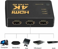 3-Port 3 in 1 Out Hdmi Switch Splitter Box