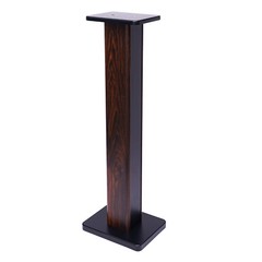 Bookshelf Speaker Stands Set Of 2 36 In (90 cm) Black Walnut Sand-Fillable