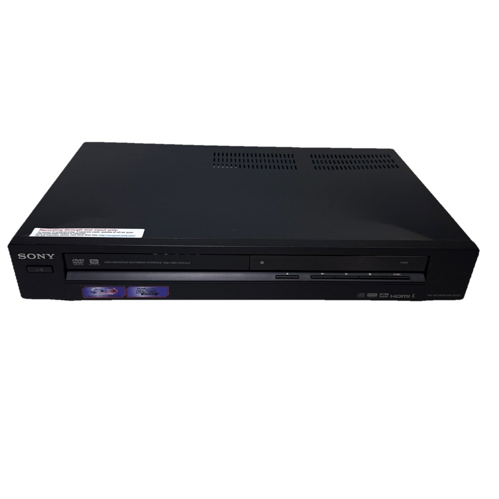 Sony RDR-GX255 DVD Recorder HDMI 720p/1080i Upscale Dolby Digital Tested DENT