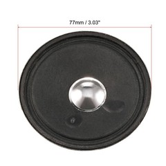 1W 8 Ohm Micro Internal Speaker Magnet Loudspeaker 77mm Dia 2pcs
