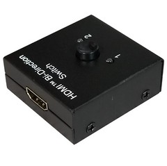 4K 2-Port 2-Way HDMI Bi-directional 2×1 Switch Switcher & 1×2 Splitter Selector