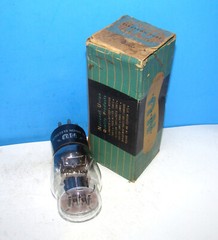 No type 6A6 NU NOS amplifier audio vintage radio vacuum tube valve ST shape 6A6G
