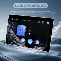 10.1” Single 1 Din Touch Rotatable Scree Car Stereo Radio Apple/Android Carplay