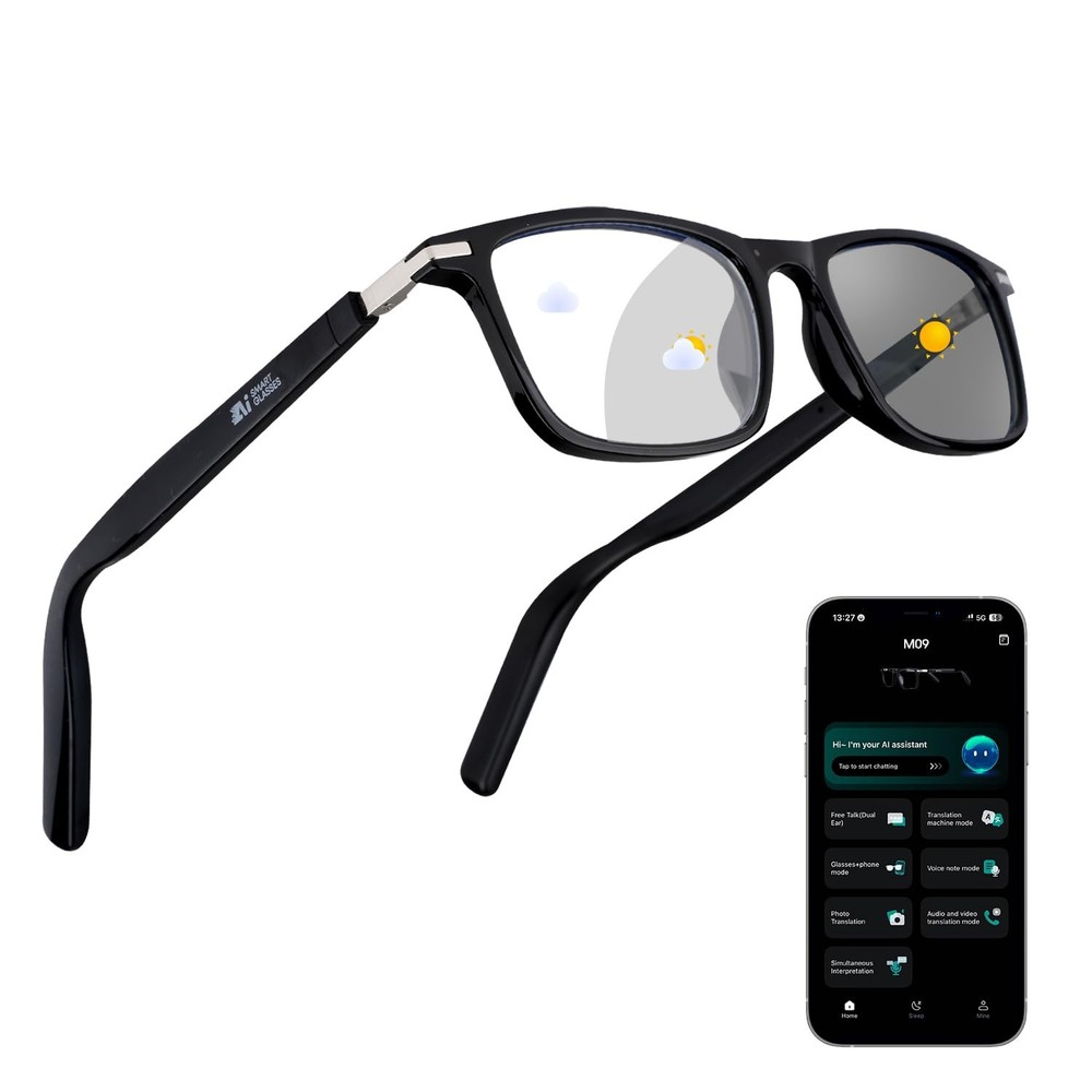 2026 Al Smart Glasses for Men Women – Bluetooth Translation Glasses with 164 …