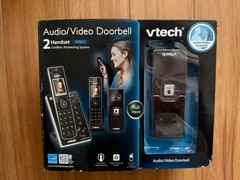 VTech IS7121-2 DECT 6.0 Cordless Phone System w Audio/Video Doorbell 2 Handsets