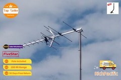 Yagi Outdoor HDTV Antenna 250 Mile for 4K UHD & Free Local Channels