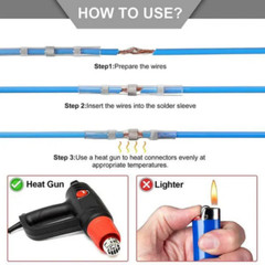 400/160PCS Waterproof Solder Stick Seal Sleeve Heat Shrink Butt Wire Connectors