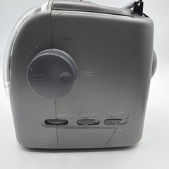 GPX Mini CRT TV 5″ Portable B&W Retro Gray TVP2CT Works! See Video!