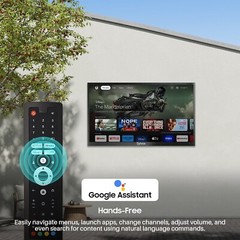 Sylvox 75″ QLED Outdoor TV SMART Google TV Waterproof Apps Dolby Atmos Voice-Con