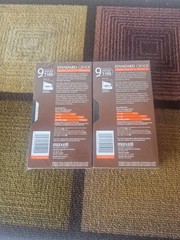 2 Ct Lot Maxell Standard Grade T-180 9 Hours Blank VHS Tape – New Sealed Plus 1