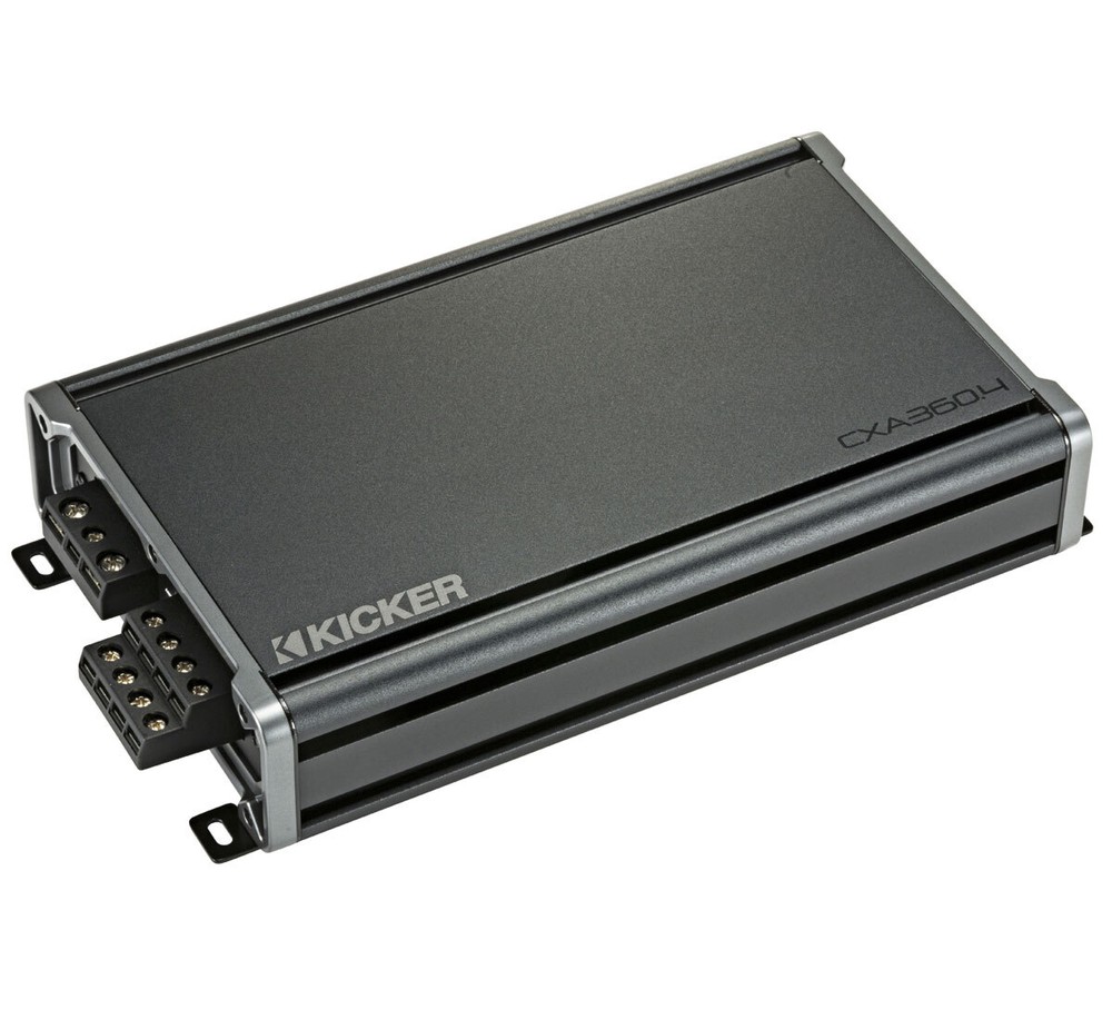 Kicker 46CXA3604 Car Audio 4 Channel Class A/B Speaker or Sub Amplifier CXA360.4
