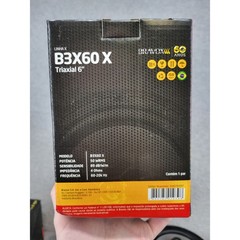 Bravox B3X60 X Triaxial 6″ 6.5″ Car Speakers 100W Max 50W RMS 4 Ohm Pair Brazil