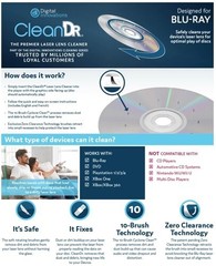 Digital Innovations 4190200 CleanDr for DVD/Xbox/PS2 Laser Lens Cleaner [New Cle