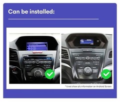 10.4″ Car Stereo Radio Android Navigation 8+128GB For Honda Acura ILX 2013-2021