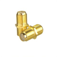 5PCS F Type Coax Coaxial Cable Coupler Female Jack Adapter Connector US SHIP