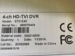101 Audio Video inc 4ch 1080P 5 in 1.  (TVI, AHD, CVI, analog CVBS) DVR w/ HDMI 