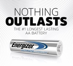 Energizer Ultimate Lithium AA Batteries 48 Pack FACTORY BRAND NEW EXP 2039-2049