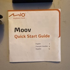 Mio Moov 200 GPS United States Portable GPS Navigation With Spoken Streets/Used