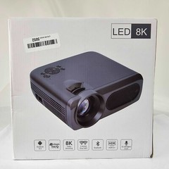 Outdoor LED 8K Movie Projector Bundle – Android 9.0, Dual WiFi, HDR10+, AI Voice