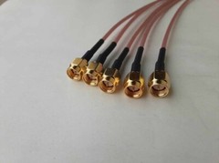 5 Pack of RG-316 BNC Male to SMA Male 50 ohms Coax Low Loss Jumper RF Cable