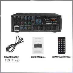 2000W Digital Power Amplifier bluetooth Stereo HiFi Audio USB SD FM Car Home
