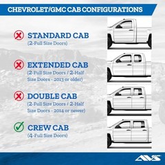 [AVS] in-Channel Rain Guards for 2019-2026 Chevrolet/GMC In-Channel – Smoke