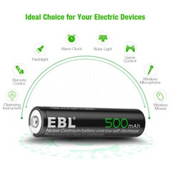 EBL AA AAA Rechargeable Batteries Double A,Triple A NiMh 2800mAh 800mAh +Box Lot