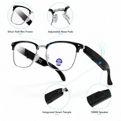 AI Smart Glasses Bluetooth Call Audio Translation for Men and Women Work Glasses