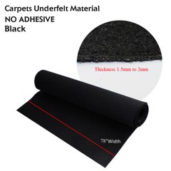 78″Wide Speaker Box Fabric Subwoofer Underfelt Trunk Liner Carpet Non-Woven Lot