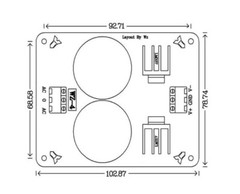 LM337/LM317 Dual Power Adjustable Precision ±1.3V-35V DC Regulator Power Board